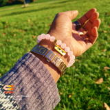 Unconditional Love - Rose Quartz - 8MM Unisex Bracelet