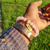 Unconditional Love - Rose Quartz - 8MM Unisex Bracelet