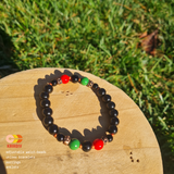 Pan African - Black Jade - 8MM Unisex Bracelet