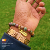 Picasso Jasper - 8MM Unisex Bracelet