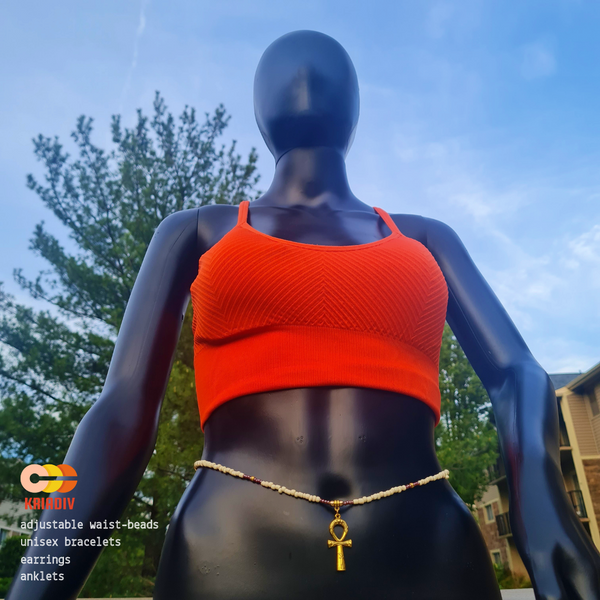 Key of Life Ankh Waist Bead Kriadiv